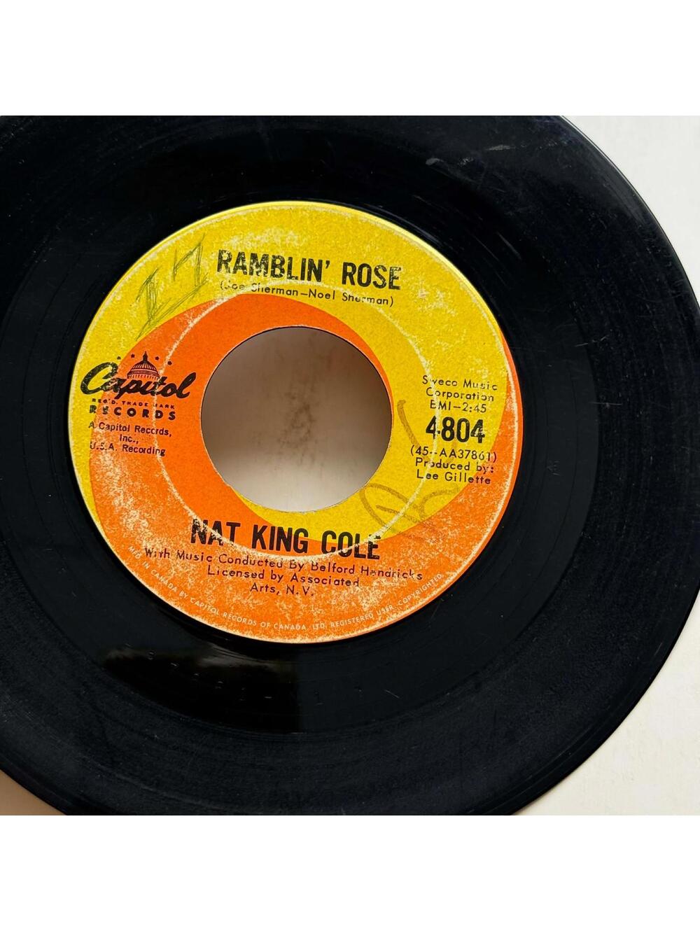 Nat King Cole - The Good Times/Ramblin' Rose 45rpm VG+ R31